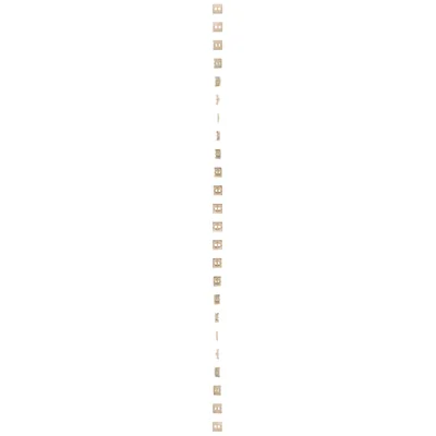 Cache pour prises IT sur Keystone flat double beige