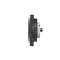 Cache-prise simple Simon 54 WMDW-P0111x-049 avec obturateurs ; Noir