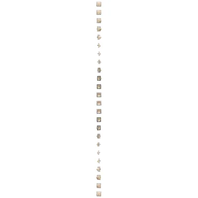 Cache prise téléphonique sur Keystone, double oblique avec un champ d'inscription beige