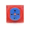 Cache SIMON 54 PREMIUM IP44 + clé pour prise DATA rouge