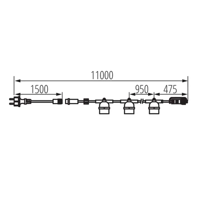 Cadena ligera GRL 11M10E27-B