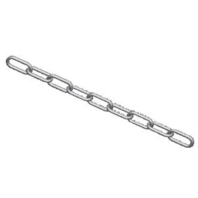 Cadena recta para suspender rutas de cables.