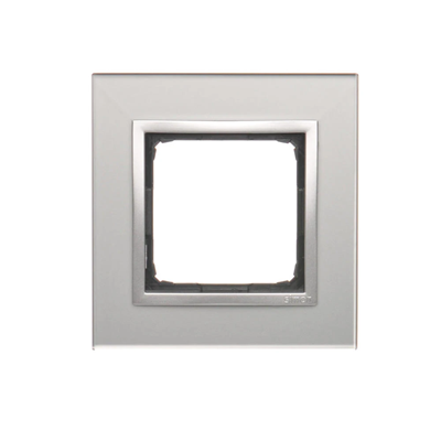 Cadre 1 volet Nature-Glass SILVER MIST IP20/IP44