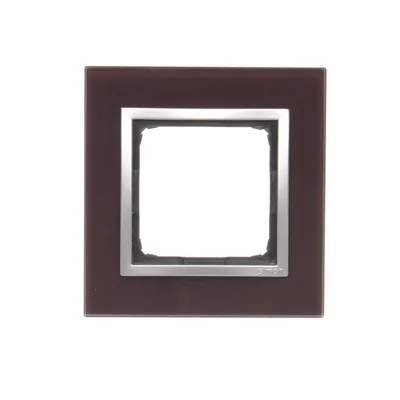 Cadre 1 volet Nature-Glass TEMPTING PLUM IP20/IP44