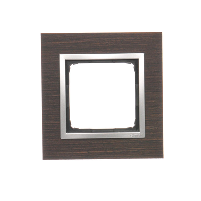 Cadre 1 volet Nature-Wood ARGENT WENGE IP20/IP44