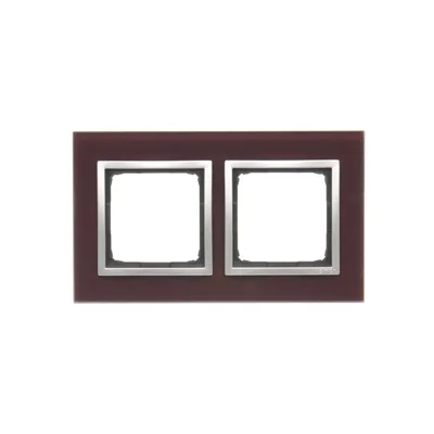 Cadre 2 volets Nature-Glass TEMPTING PLUM IP20/IP44