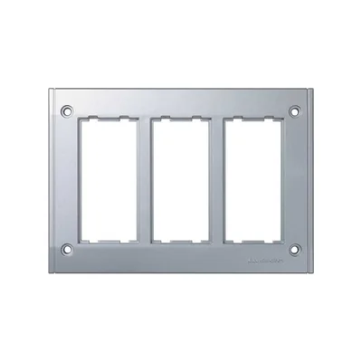 Cadre 3 modules pour boîtier SBM350, 6x K45, aluminium