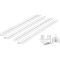 Cadre apparent pour panneaux LED 120x30 blanc