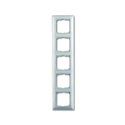 Cadre Basic55 quintuple avec anneau décoratif blanc alpin