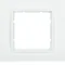 Cadre Berker B.7, simple, blanc, mat