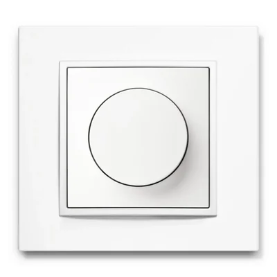 Cadre Berker B.7, simple, blanc, mat