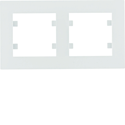 Cadre blanc horizontal 2 volets LUMINA INTENSE