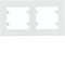 Cadre blanc horizontal 2 volets LUMINA INTENSE