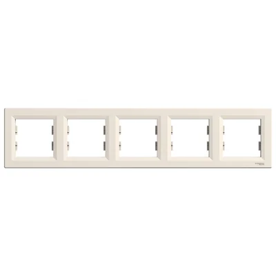 Cadre crème horizontal 5 volets ASFORA
