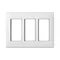 Cadre de boîtier S500 3 modules 6x K45 blanc pur