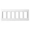 Cadre de boîtier S500 6 modules 12x K45 blanc pur