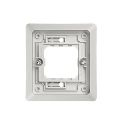 Cadre d'encastrement simple pour la version IP55 Fixation par vis sur le boîtier uniquement avec vis dans le boîtier placées verticalement