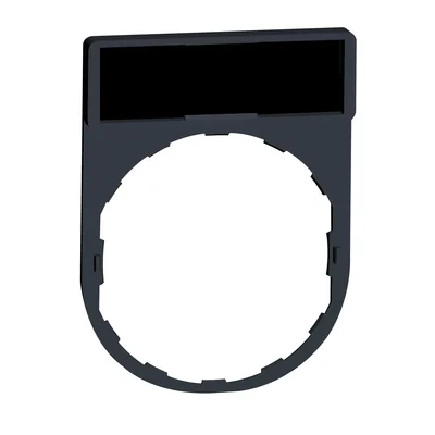 Cadre d'étiquette, taille du support 30x40mm, avec étiquette 8x27mm