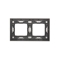 Cadre double Nature-Glass SILVER MIST IP20/IP44