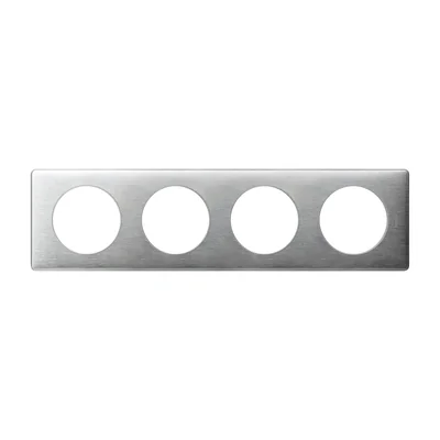 Cadre en aluminium à quatre modules