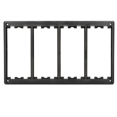 Cadre en graphite gris quadruple