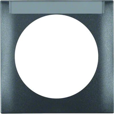 Cadre INTEGRO FLOW 1 poste avec champ de description, anthracite mat