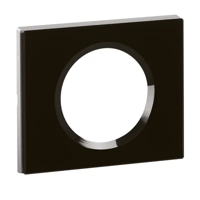 Cadre monomodule, verre noir