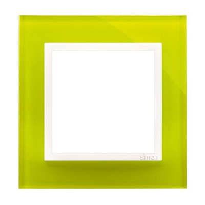 Cadre Nature-Glass 1 volet LIME SORBET IP20/IP44