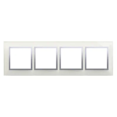 Cadre Nature-Glass 4 volets SILVER MIST IP20/IP44