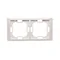 Cadre NEOS 2 volets - universel horizontal et vertical, blanc