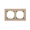Cadre Simon 55 WMDZ-0120xZ-189 Double Nature ; Acier inoxydable champagne