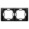 Cadre Simon Basic Neos WMYZ-04220N-Z013 NEOS à 2 modules – universel horizontal et vertical ; noir