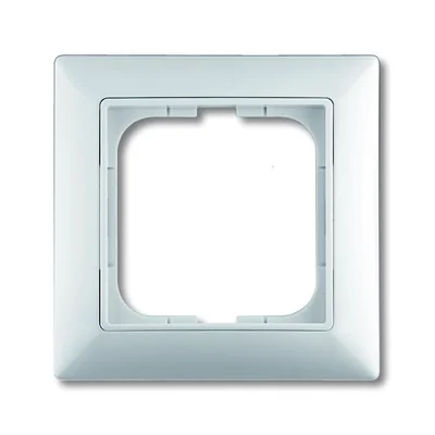 Cadre simple Basic55 avec anneau décoratif, blanc alpin