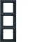 Cadre triple vertical laqué mat anthracite