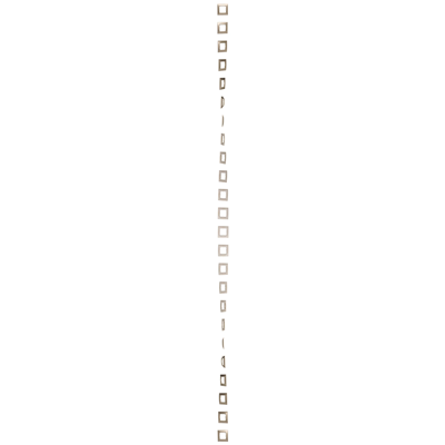 Cadre universel 1 poste pour boîtes en plaques de plâtre IP20 / IP44 or (métallique)