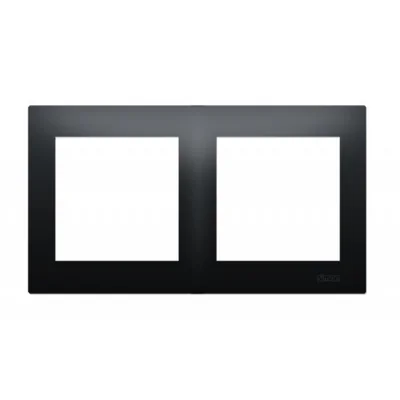 Cadre universel double IP20 / IP44, anthracite (métallique)