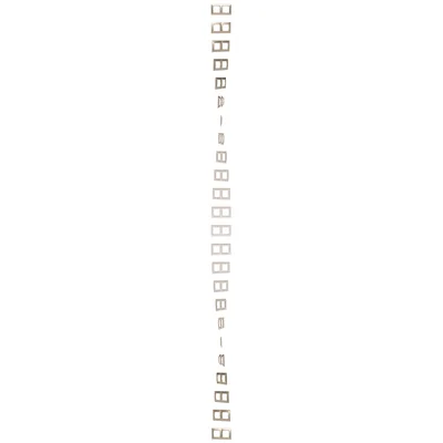Cadre universel double pour boîtes en plaques de plâtre IP20 / IP44, or (métallique)