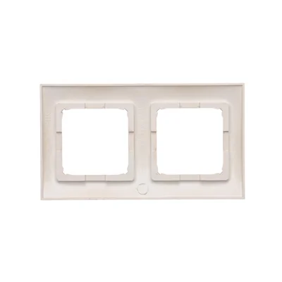 Cadre universel double pour boîtes en plaques de plâtre IP20 / IP44, or (métallique)