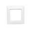 Cadre universel simple pour boîtes en plaques de plâtre IP20 / IP44 blanc