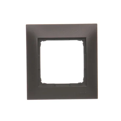Cadre universel simple pour boîtes en plaques de plâtre IP20 / IP44 marron mat (métallique)