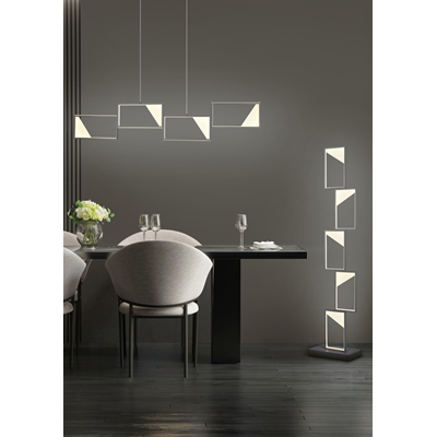 CAFU Ceiling lamp 54.4x54.4cm black