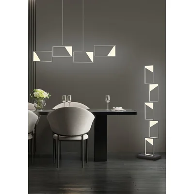 CAFU Стельовий світильник 54,4х54,4 см чорний