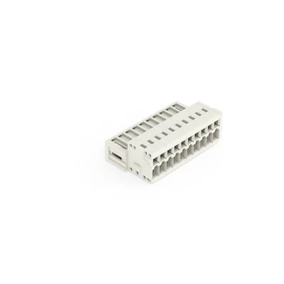 CAGE CLAMP® 1-Conductor Plug, Full Mismating Protection, Light Gray 734-310