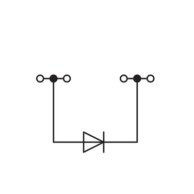 CAGE CLAMP 2.5mm2 connecteur 4 fils avec diode grise
