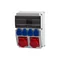 CAJA 12M Verteilerkasten - 2x16A 5p, 4x230V IP44 Steckdosen