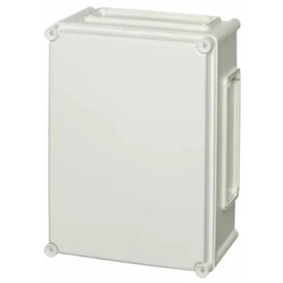Caja 380x280x130, 2x12 módulos, tapa con bisagras