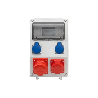 CAJA 9M Verteilerkasten - Steckdosen 16A 5p, 32A 5p, 2x230V IP44