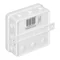Caja con interruptor de encendido/apagado CLICK IP54, 12 prensaestopas, 100x100x41mm, color blanco.