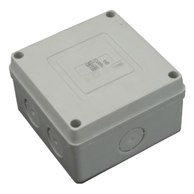 Caja conexiones 89x89x52,5mm sin prensaestopas IP65