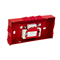 Caja de conexiones contra incendios rectangular E90 3x3x4mm2 103x30x197mm roja